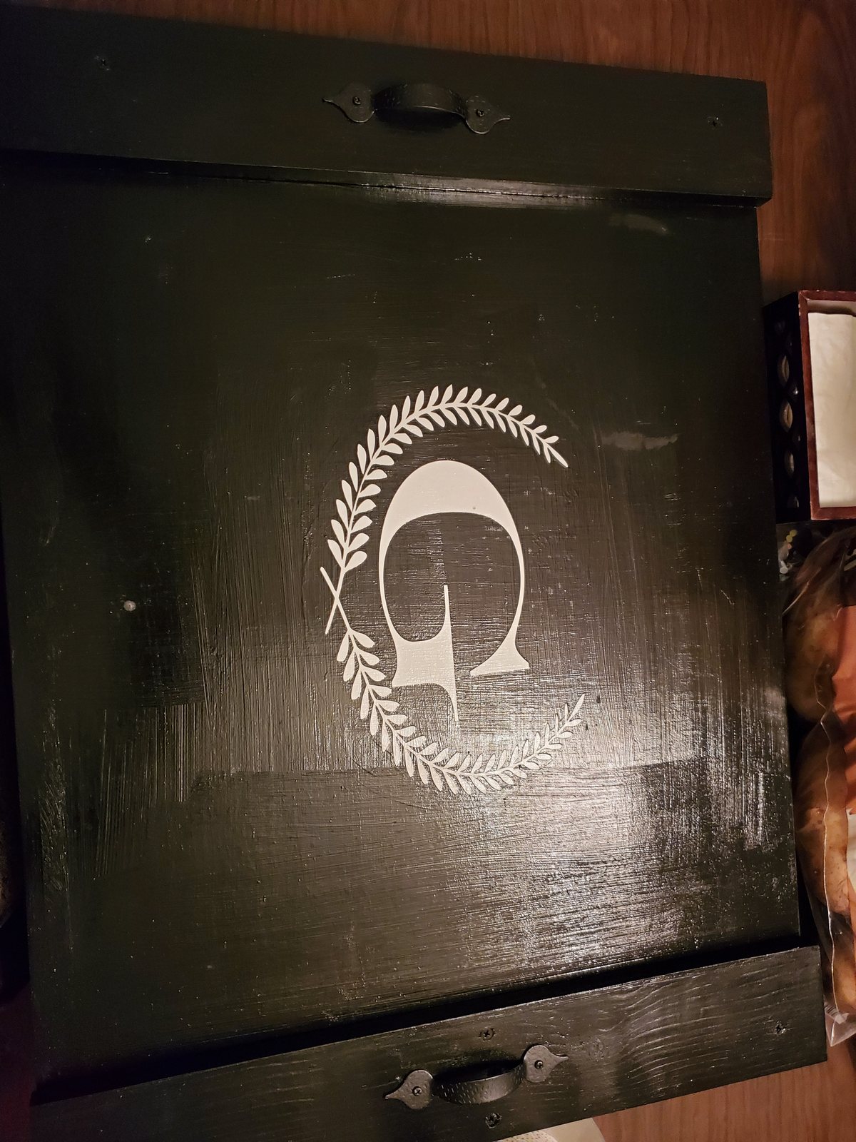 Custom decorated wood creation