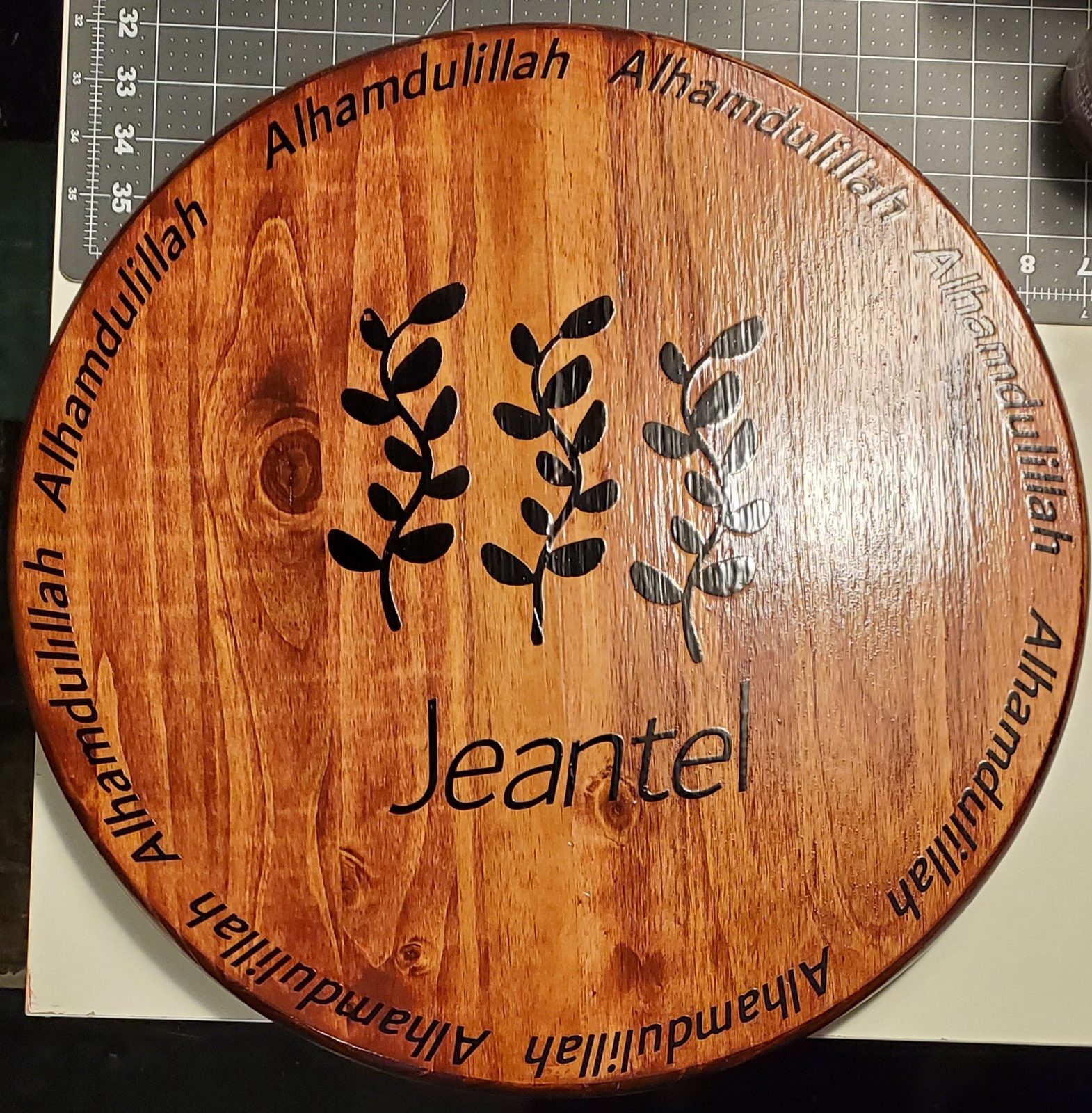 Personalized wood board