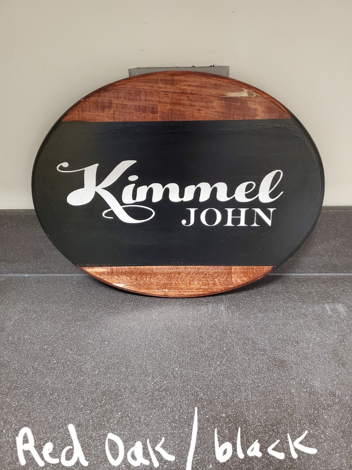 Personalized wood sign